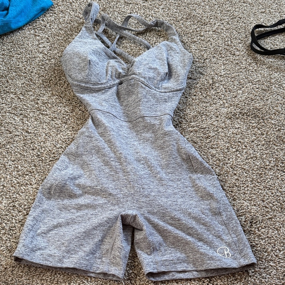 Bombshell Sportswear Gray Jumpsuit